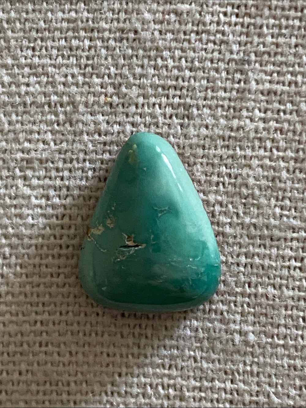 Chipmunk Mine Turquoise Cabochon 13x16mm Approx 8 Carats Vintage